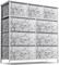 Sorbus Dresser with 9 Drawers - Furniture Storage Chest Tower Unit for Bedroom, Closet, etc - Steel Frame, Wood Top, Fabric Bins